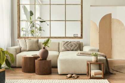 Interior design of living room